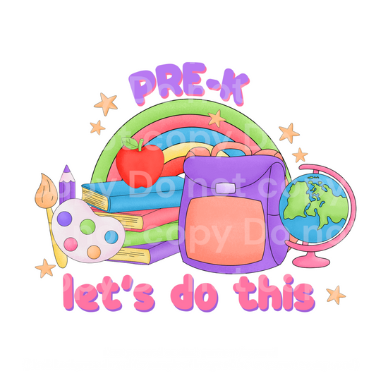 Let's Do this Pre-K Transfer Film 2155
