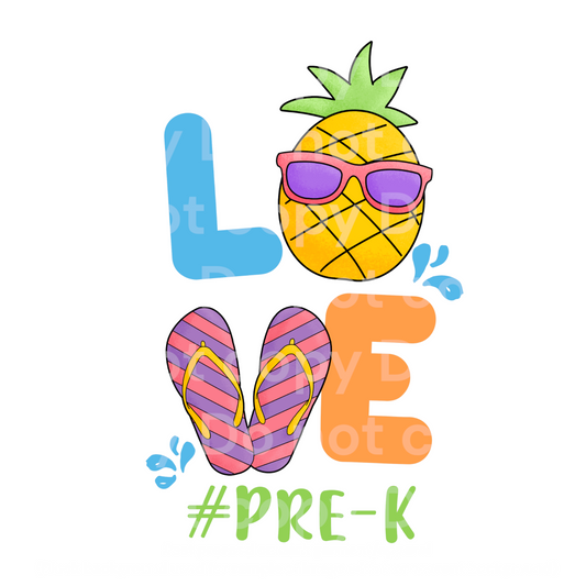 Love Pre-K Transfer Film 2154