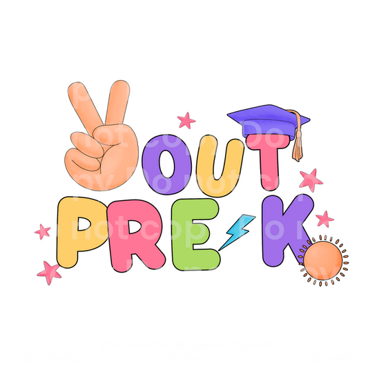 Peace Out Pre-K Transfer Film 2148