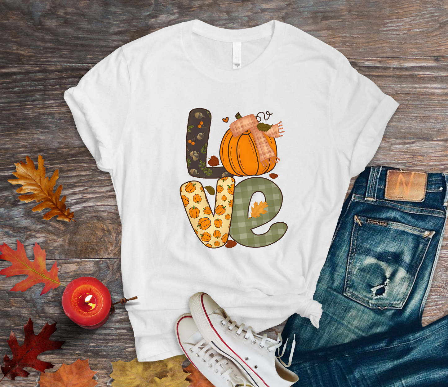 Pumpkin Love DTF Transfer Film 9092