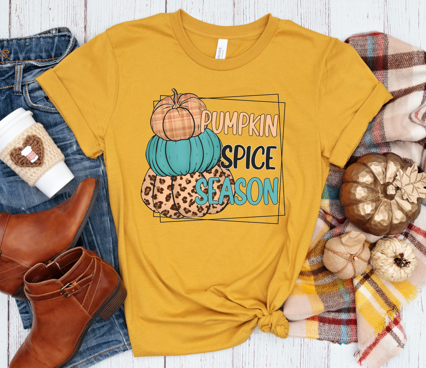 Pumpkin Spice season DTF Transfer Film 9116