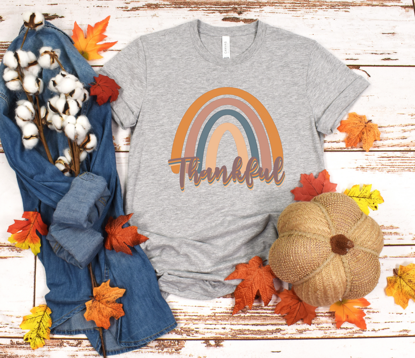 Thankful Rainbow DTF Transfer Film 9115