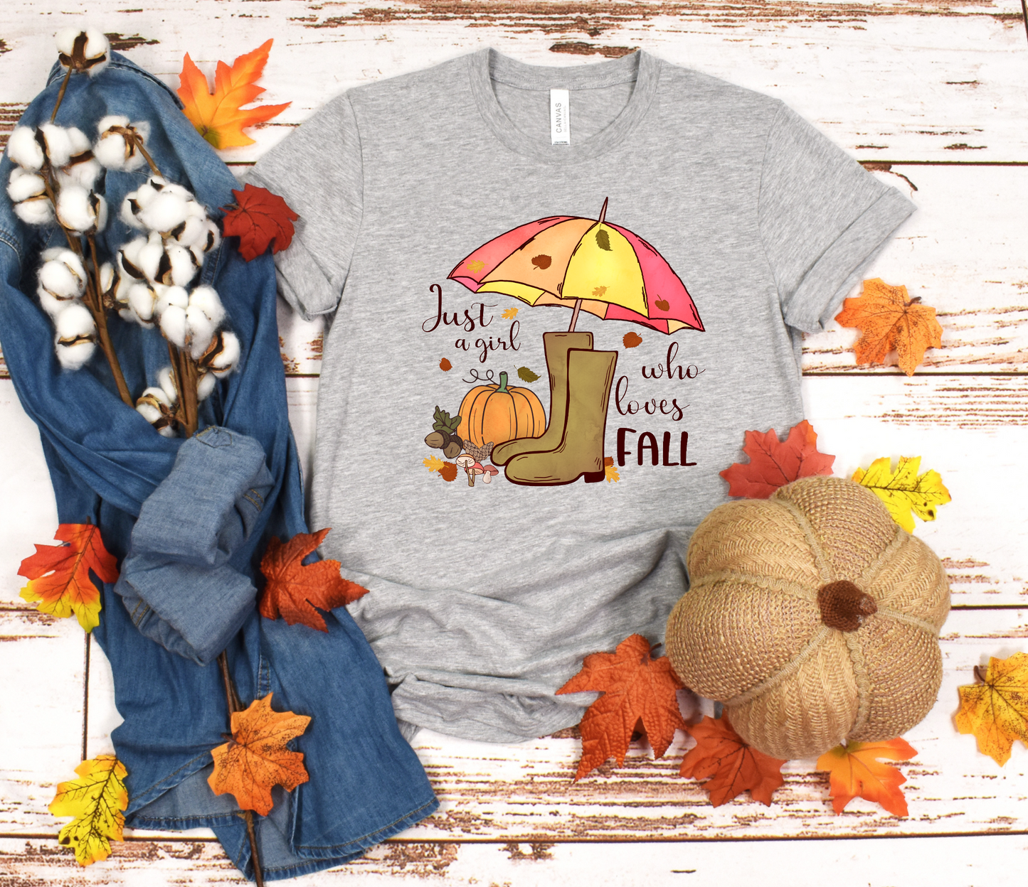 Just a girl who loves Fall DTF Transfer Film 9119