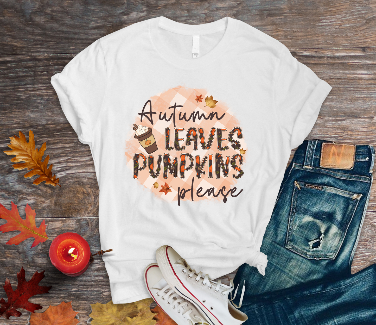 Autumn Leaves DTF Transfer Film 9099