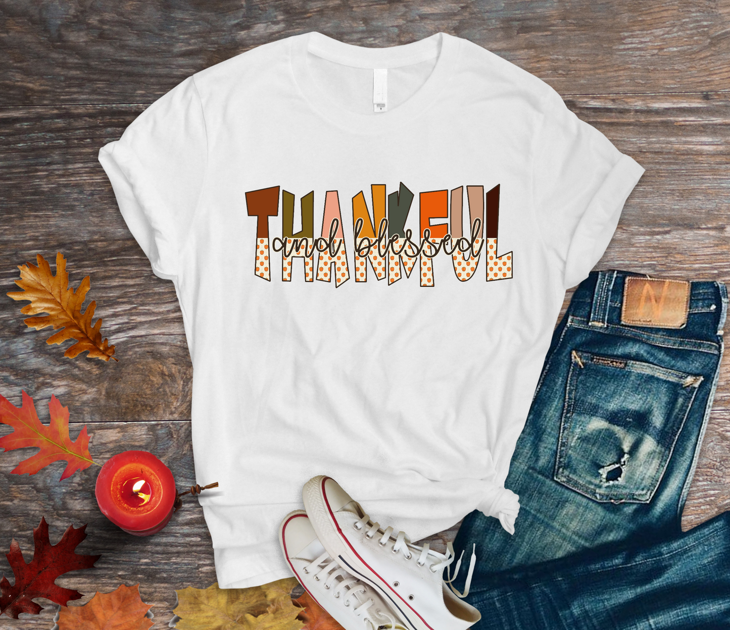 Thankful and Blessed DTF Transfer Film 9097