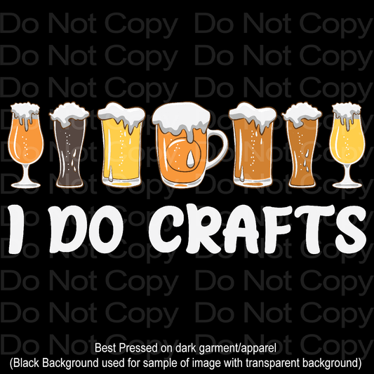 I do Crafts Beer DTF Transfer Film 1167