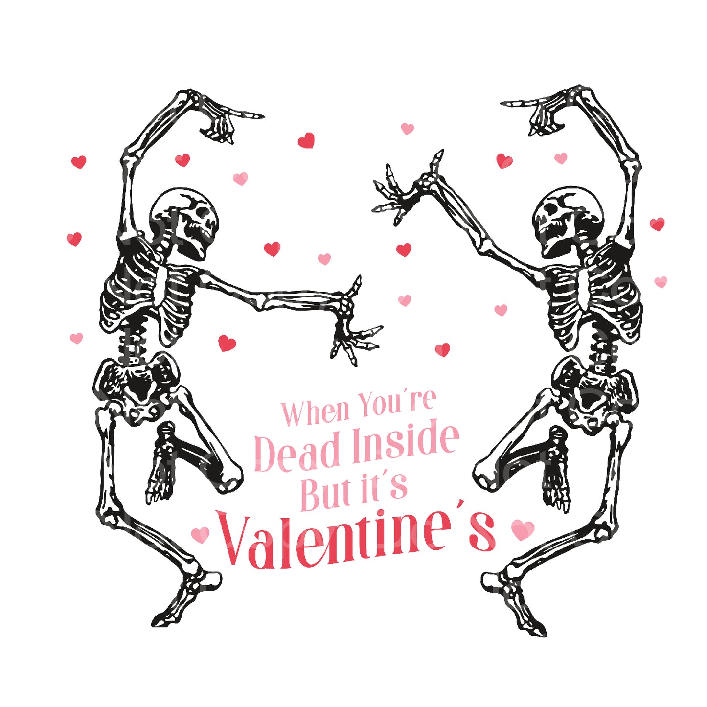 2 Skeleton Dancing Transfer Film 201