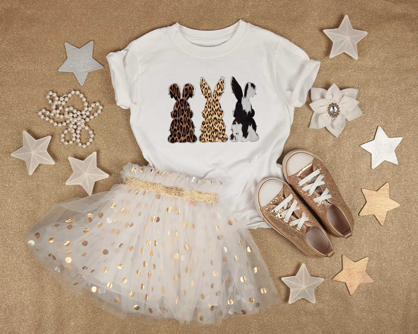 Western Eastern Bunnies Youth Cotton T-shirt