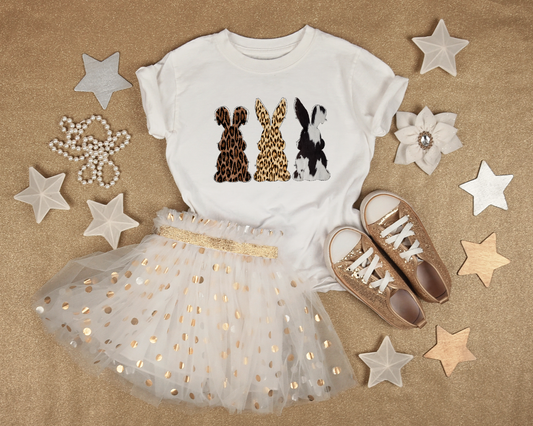 Western Eastern Bunnies Youth Cotton T-shirt