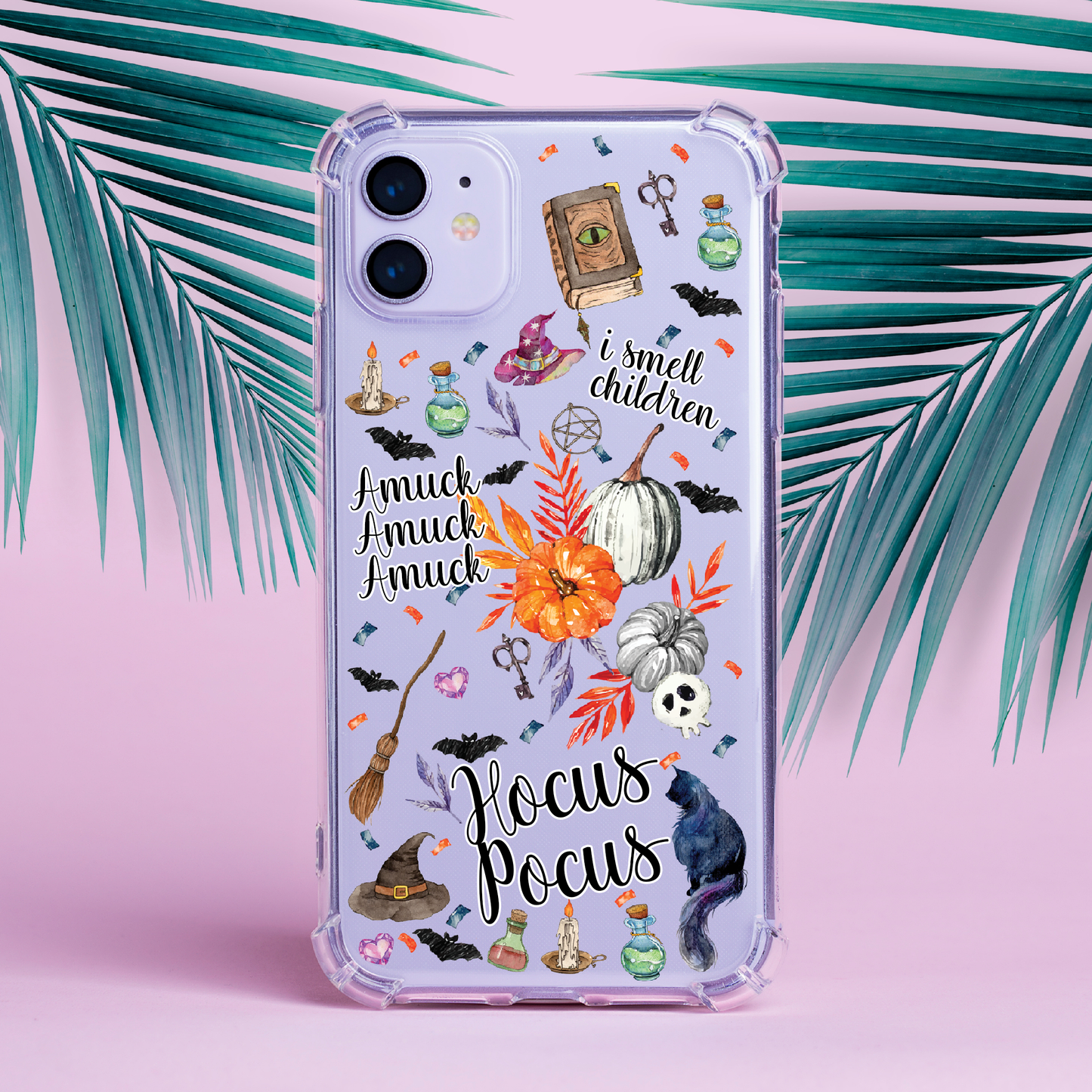 Hocus Pocus Binx Clear Bumper Case