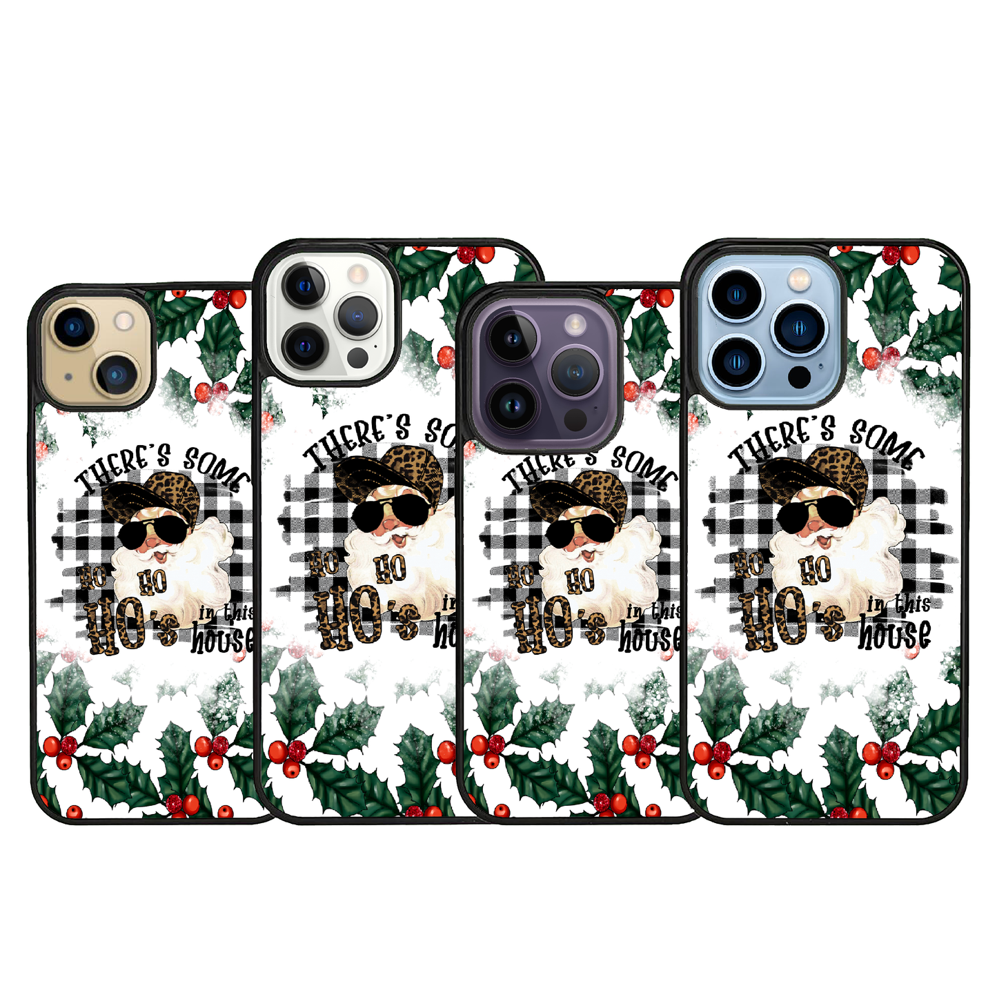 Christmas Santa Ho Ho Ho iPhone or Galaxy Slim Case