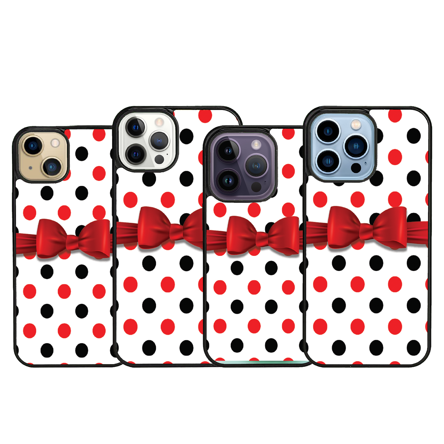 Polka Dot Bow for iPhone Galaxy Slim Case