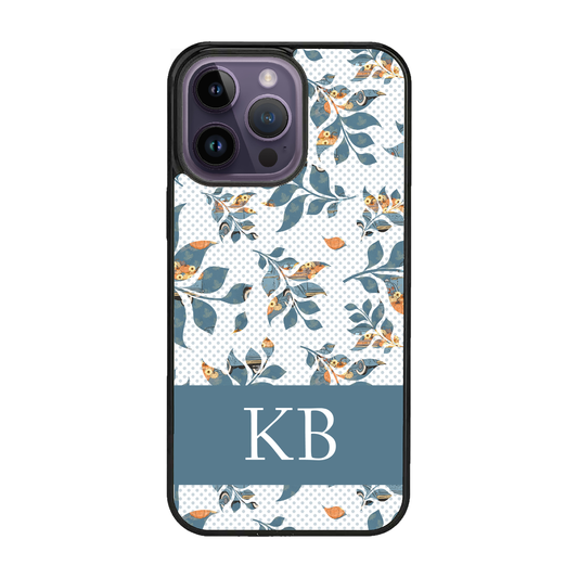 Personalized Fall Leaves with Initial for iPhone Galaxy Slim Case