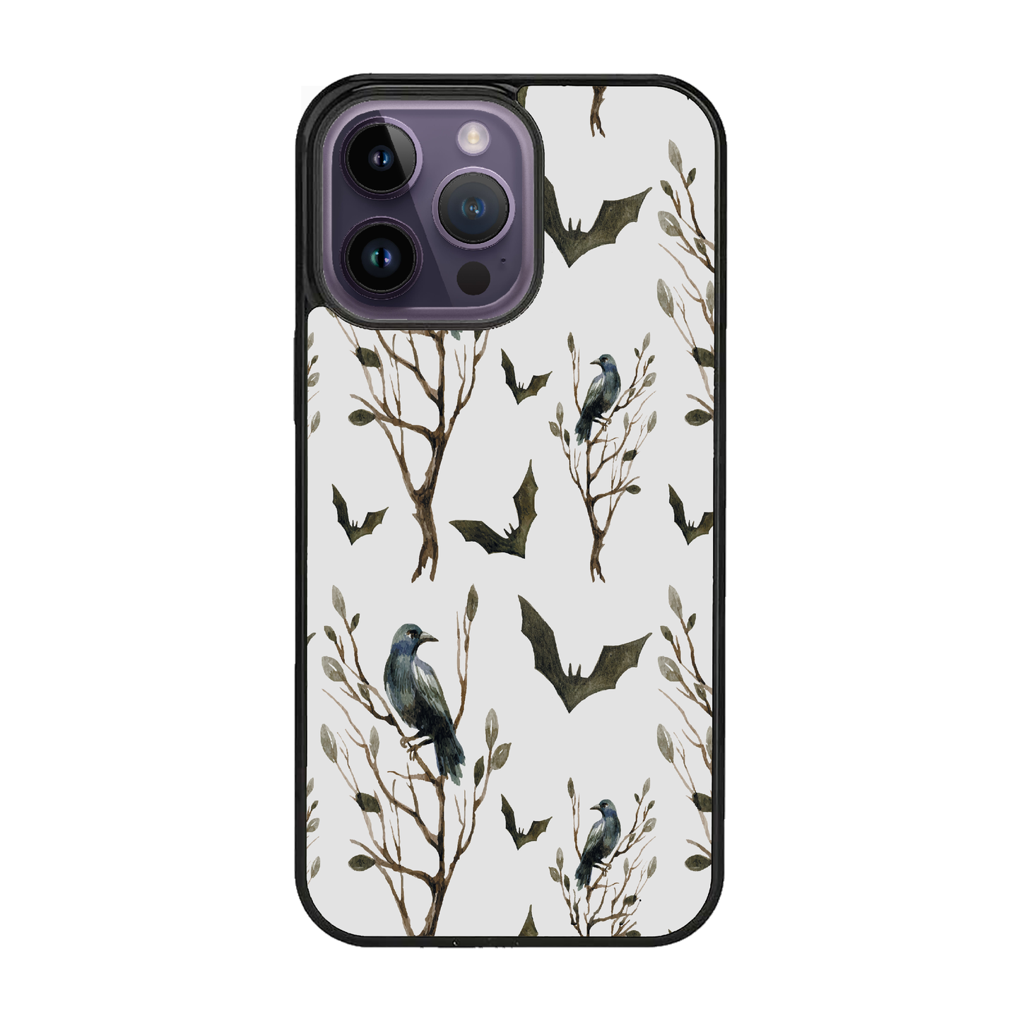 Raven iPhone Galaxy Slim Case