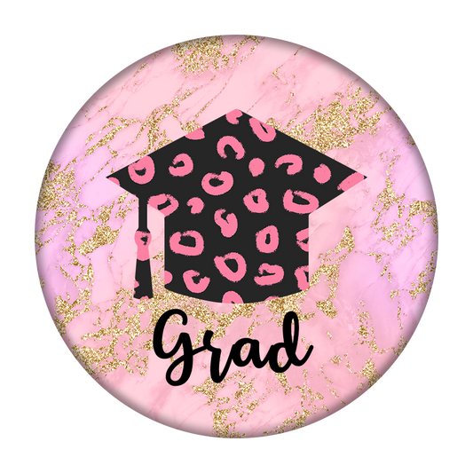 Pink Grad First Car Gift Car Coaster Set