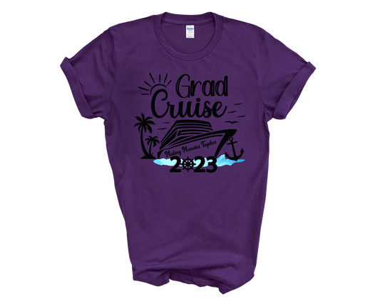 Grad Cruise Making Memories Together Adult Cotton T-shirt