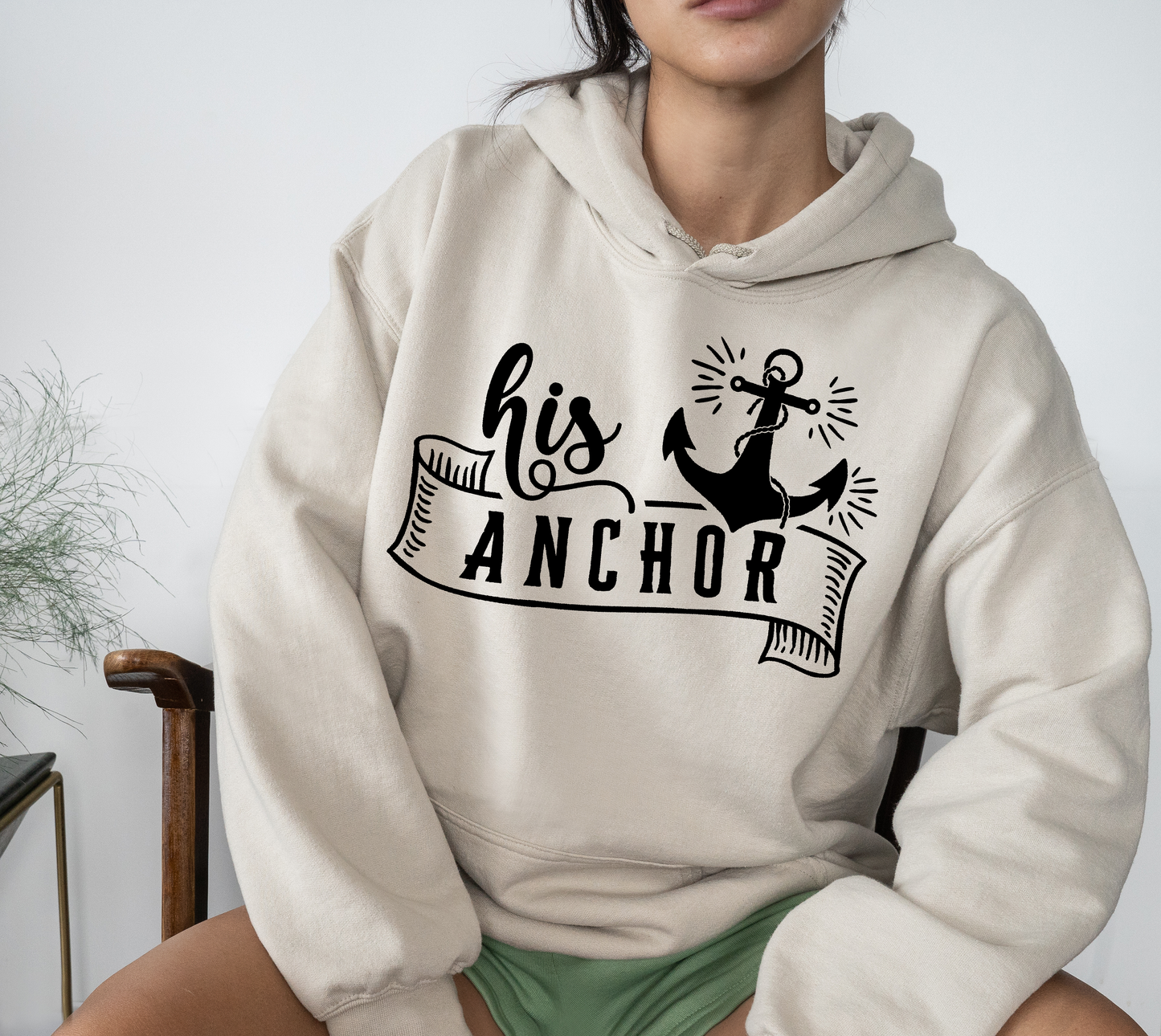 Cruise His Anchor Adult Cotton Sweatshirt Hoodie