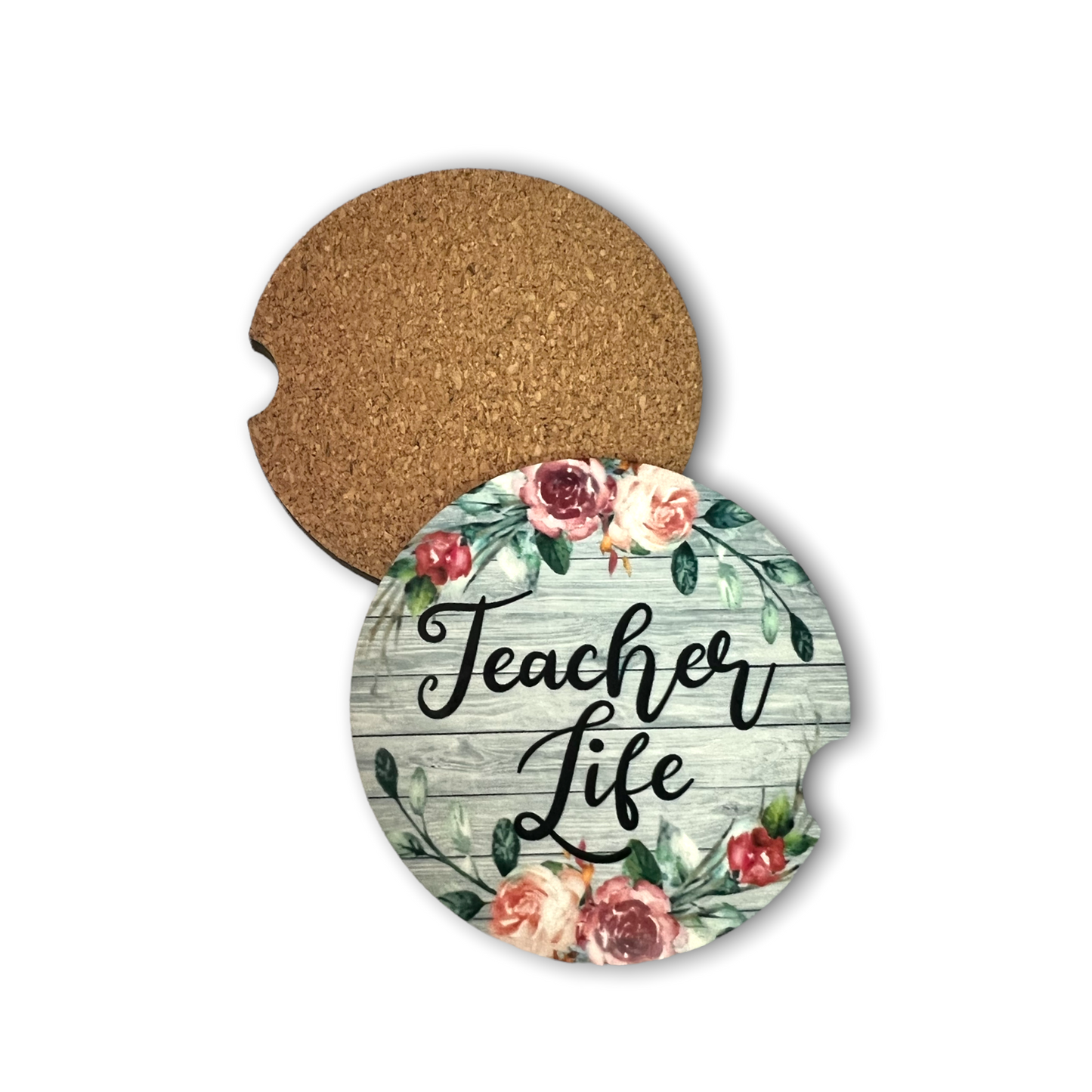 Teacher Life Car Coaster Set
