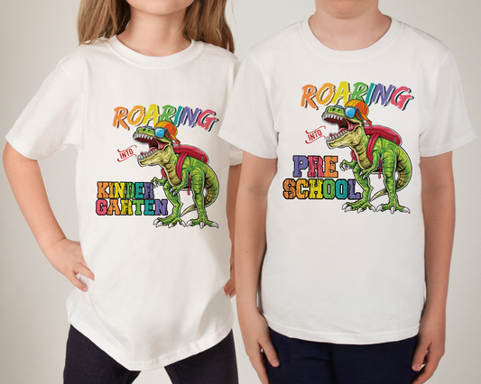 Back to school Dino Youth Tee