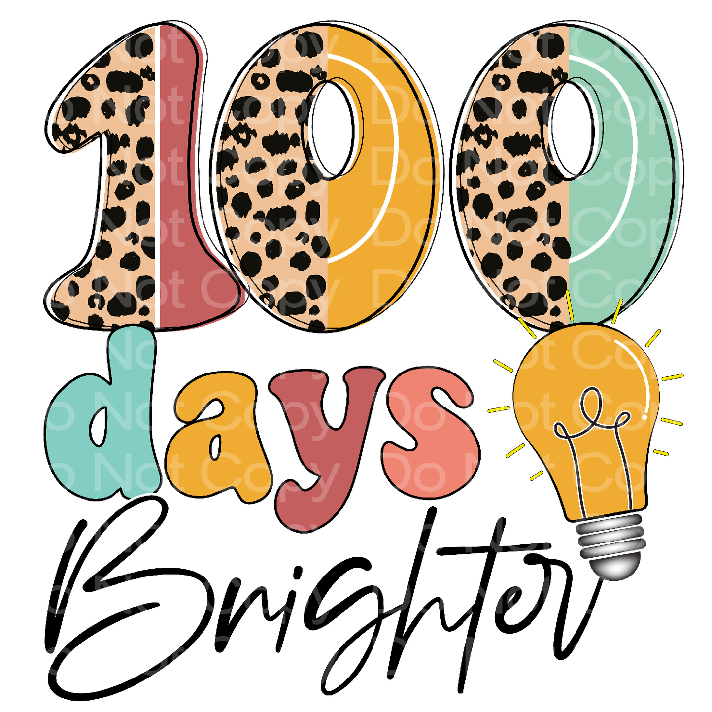 Groovy 100 Days Brighter Transfer Film 2130