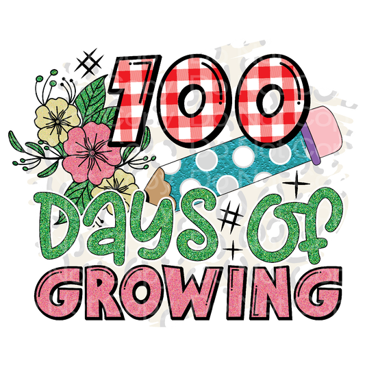 100 Days of Growing Transfer Film 2122