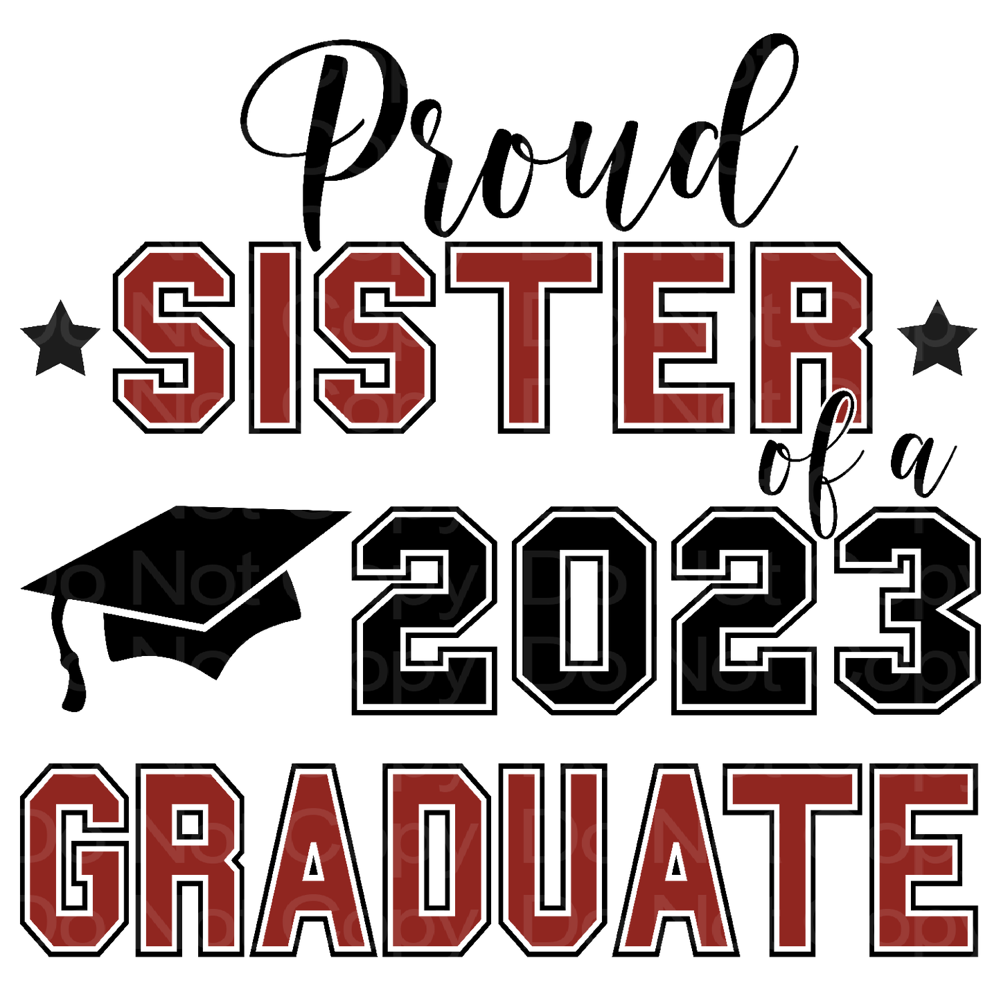 Proud Sister 2023 Graduate Transfer Film 8014