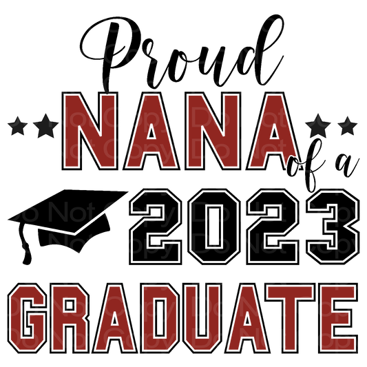 Proud Nana 2023 Graduate Transfer Film 8017