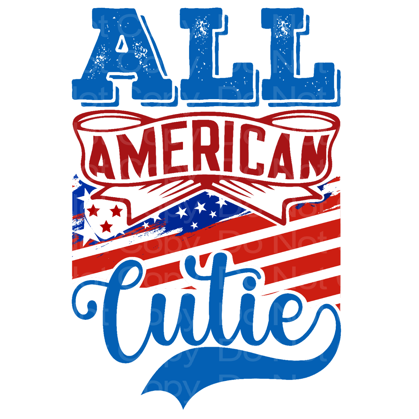 July 4th All American Cutie family Transfer Film 1667