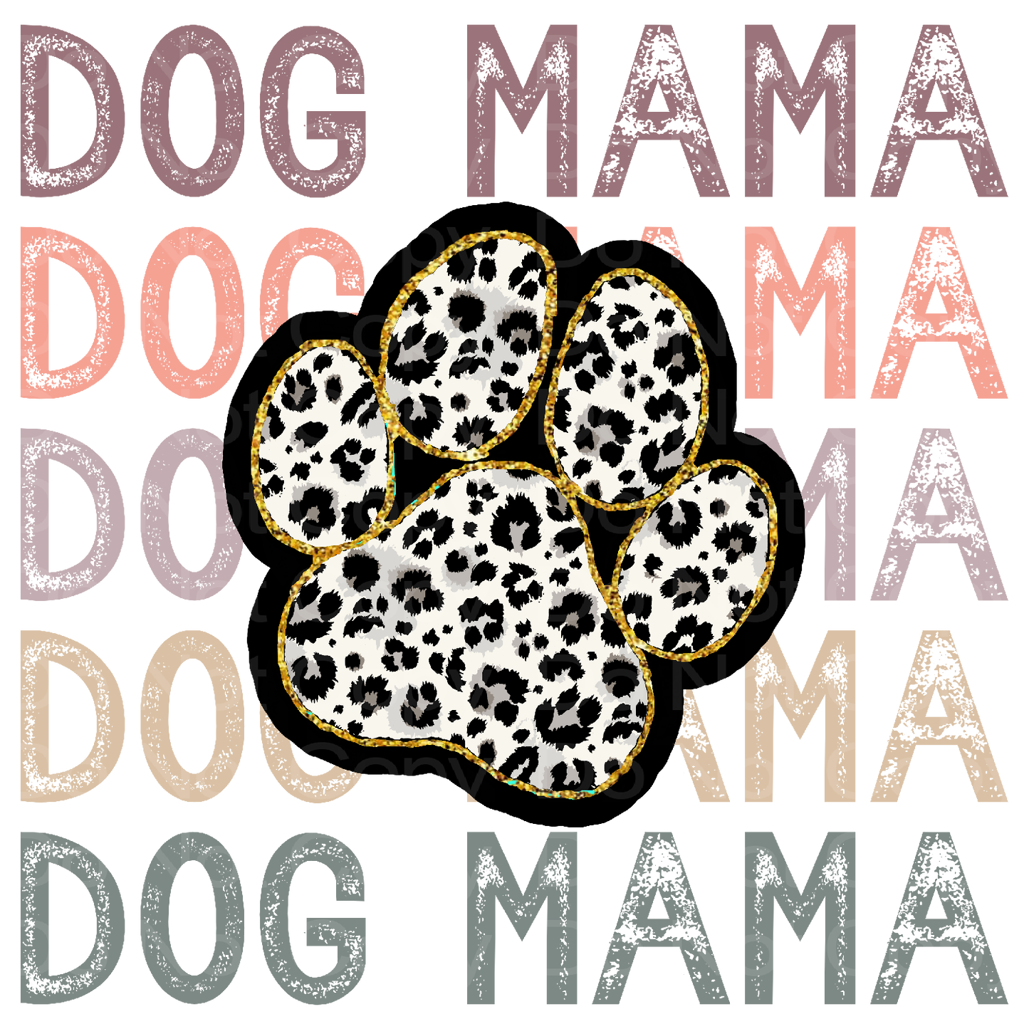 Cheetah Dog Mama Transfer Film 480