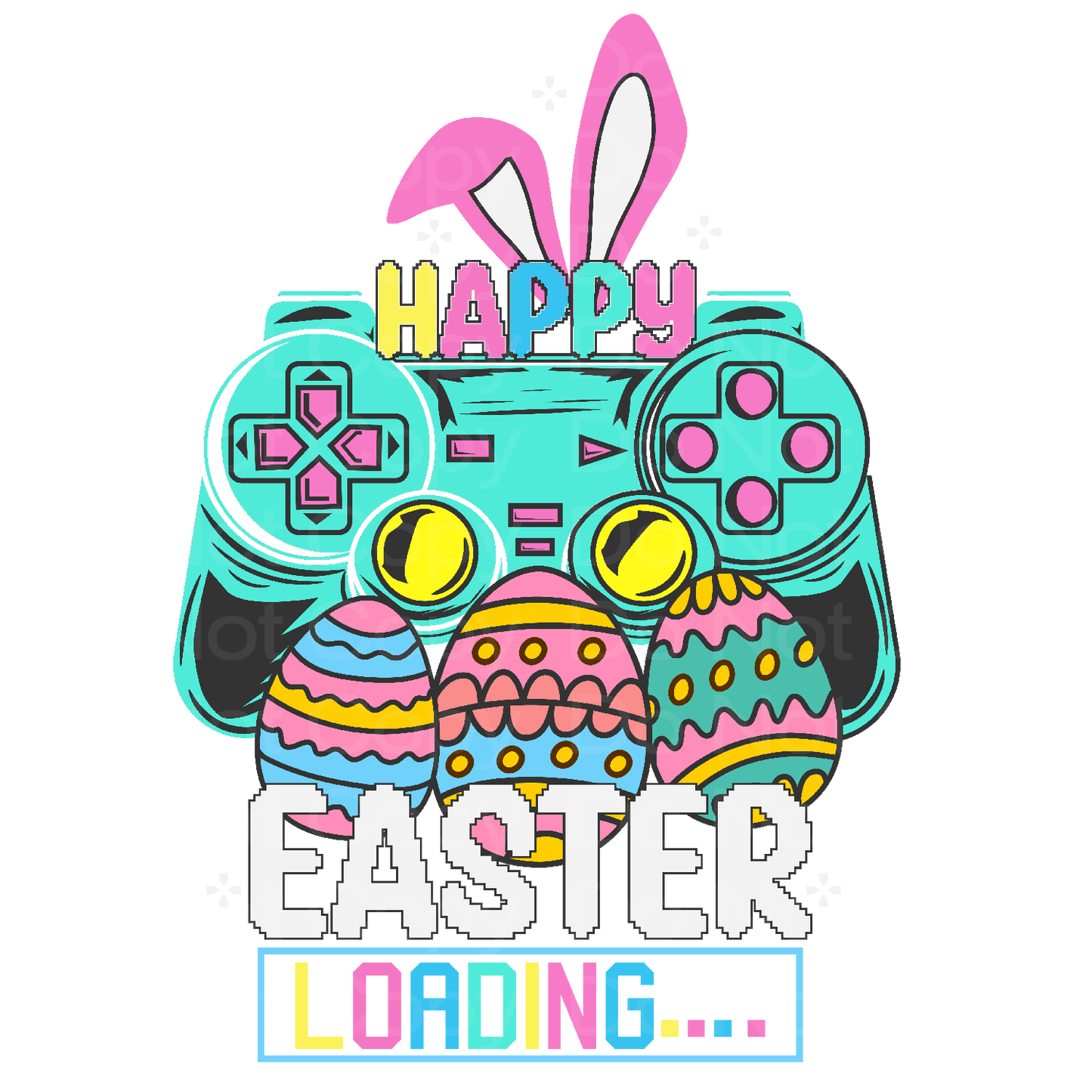 Easter Gamer Transfer Film 3006