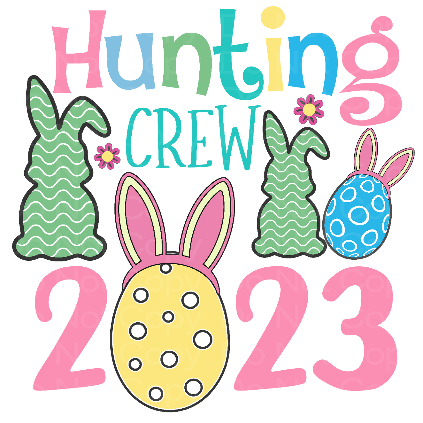 Easter Hunting Crew 2023 Transfer Film 2455