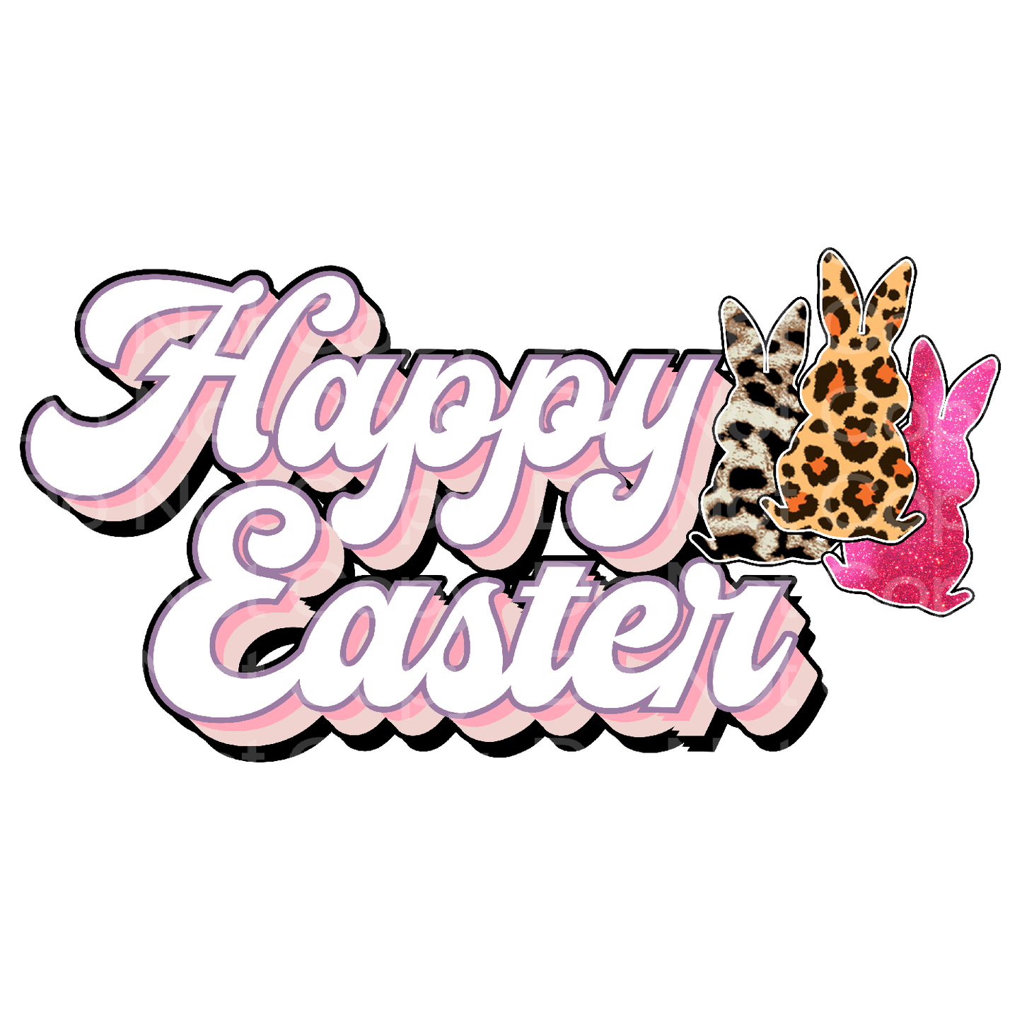 Happy Easter Transfer Film 2431