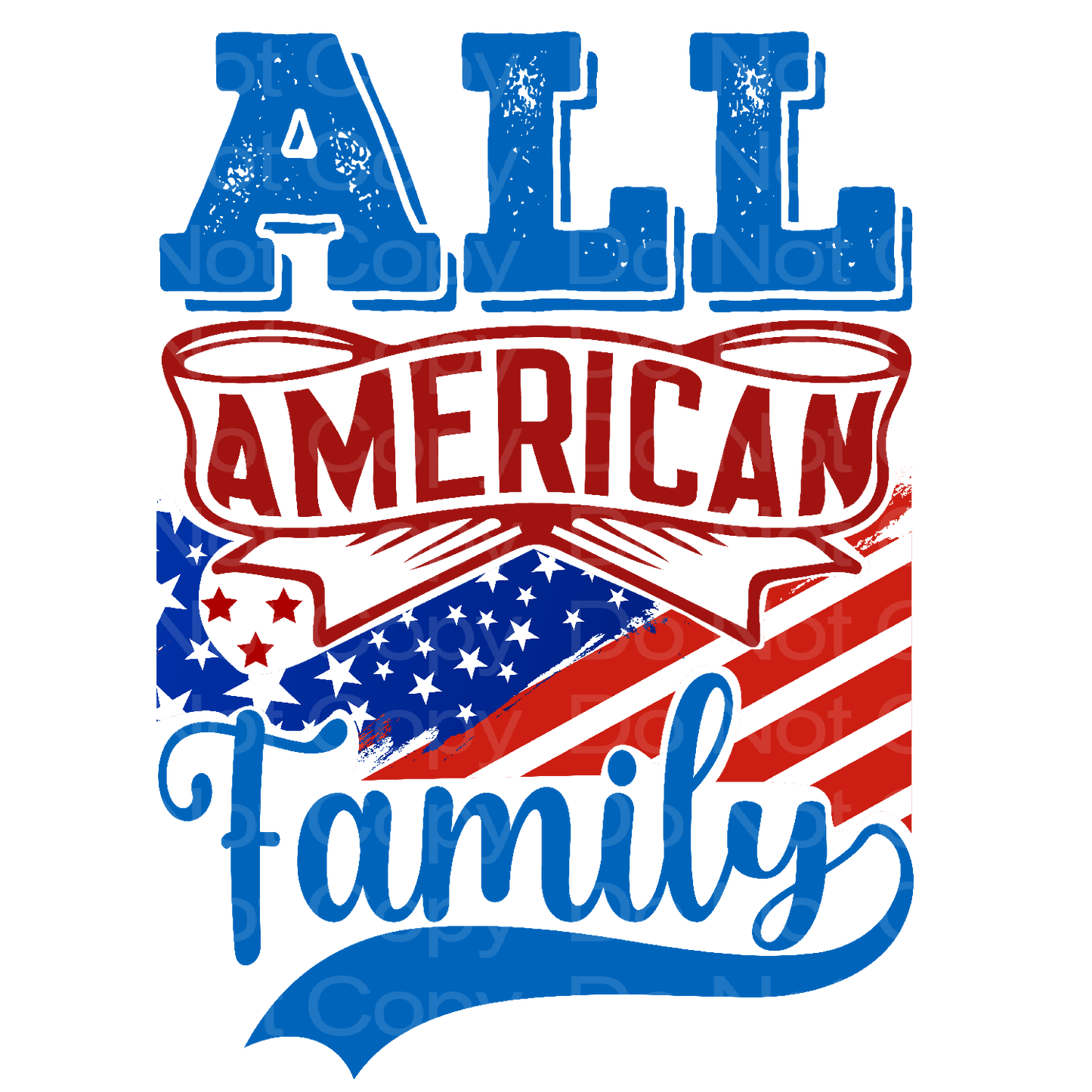 July 4th All American Family Transfer Film 1677