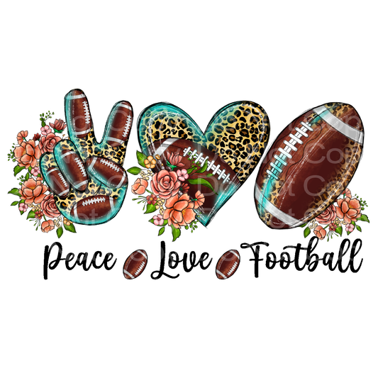 Cheetah Peace Love Football Transfer Film 1510