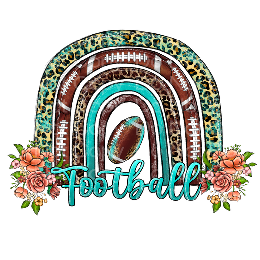 Cheetah Football Rainbow Transfer Film 1511