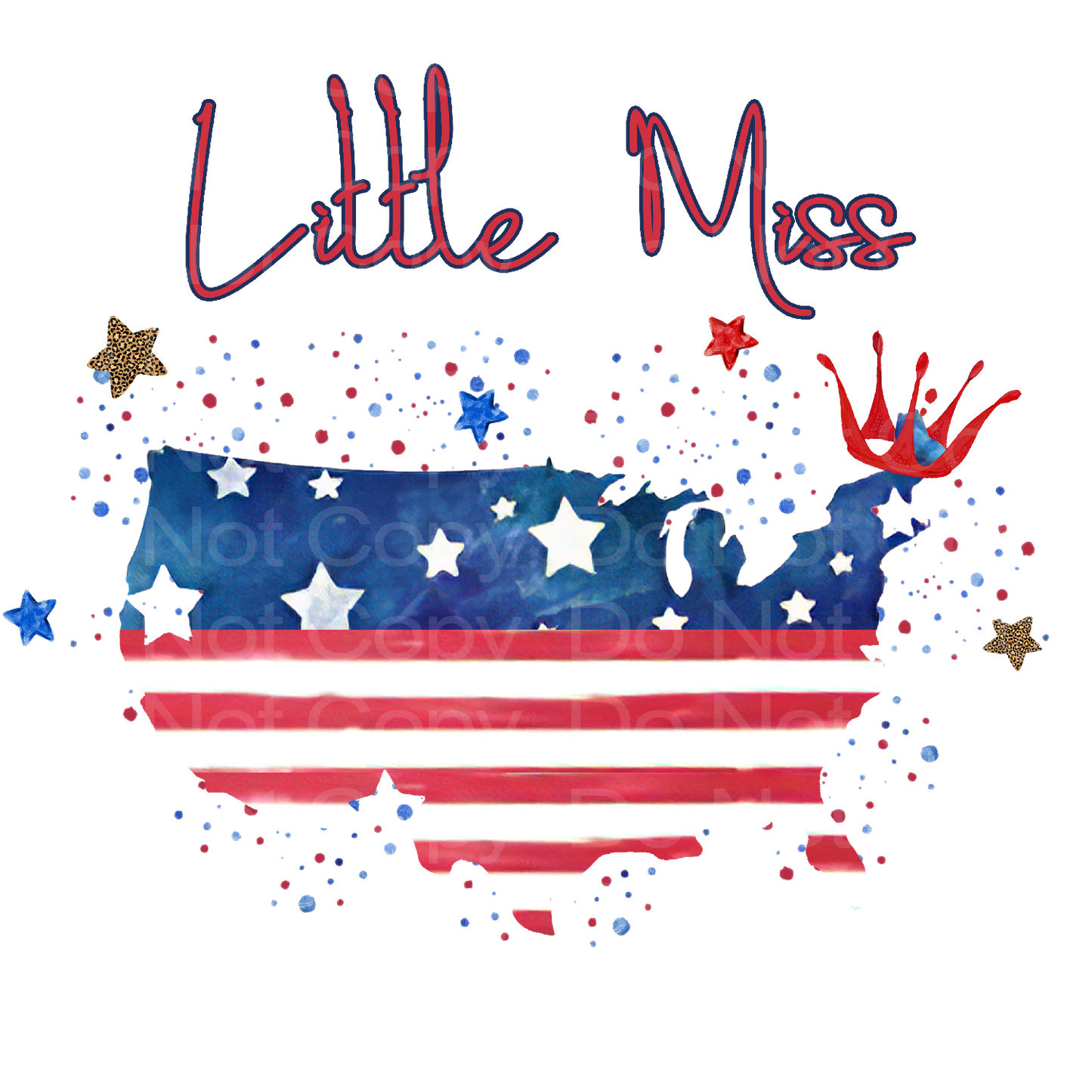 July 4th Little Miss American Transfer Film 1662