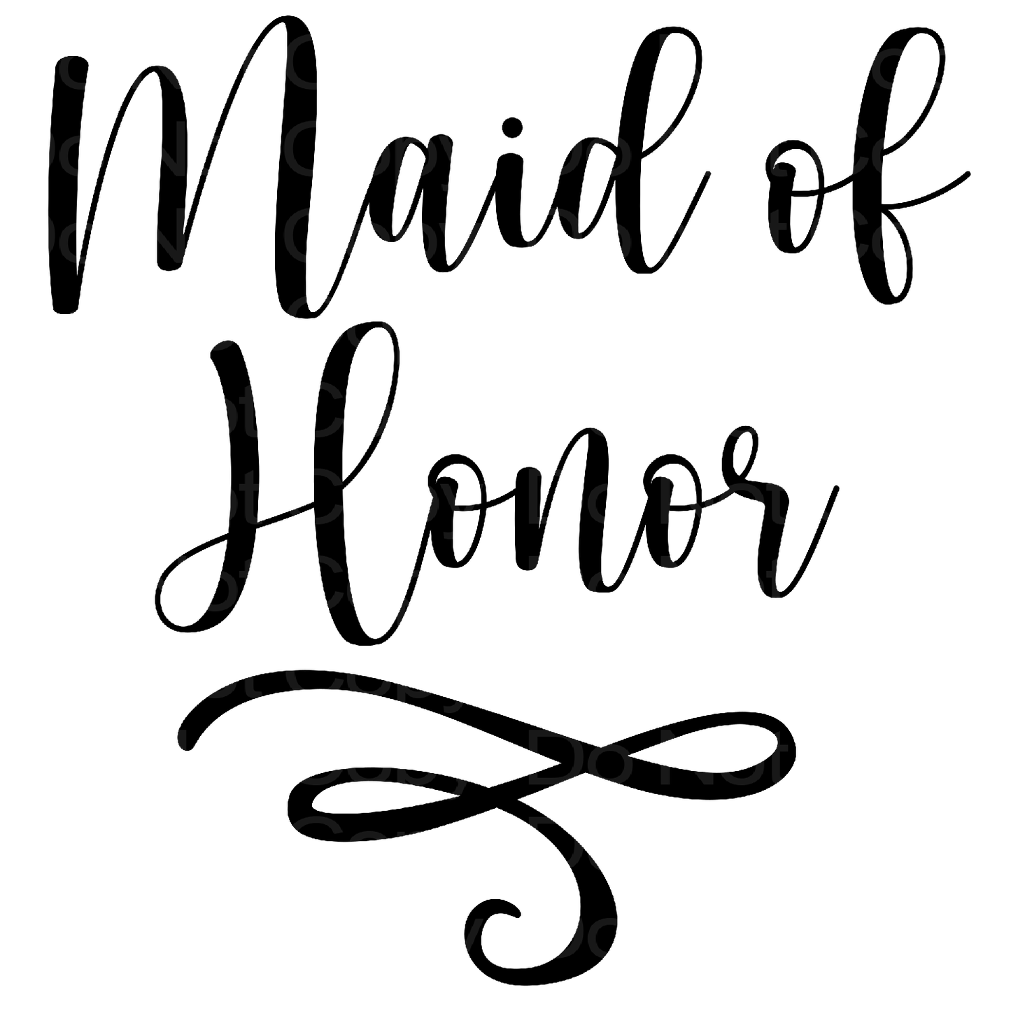 Maid of Honor Script Transfer Film 489