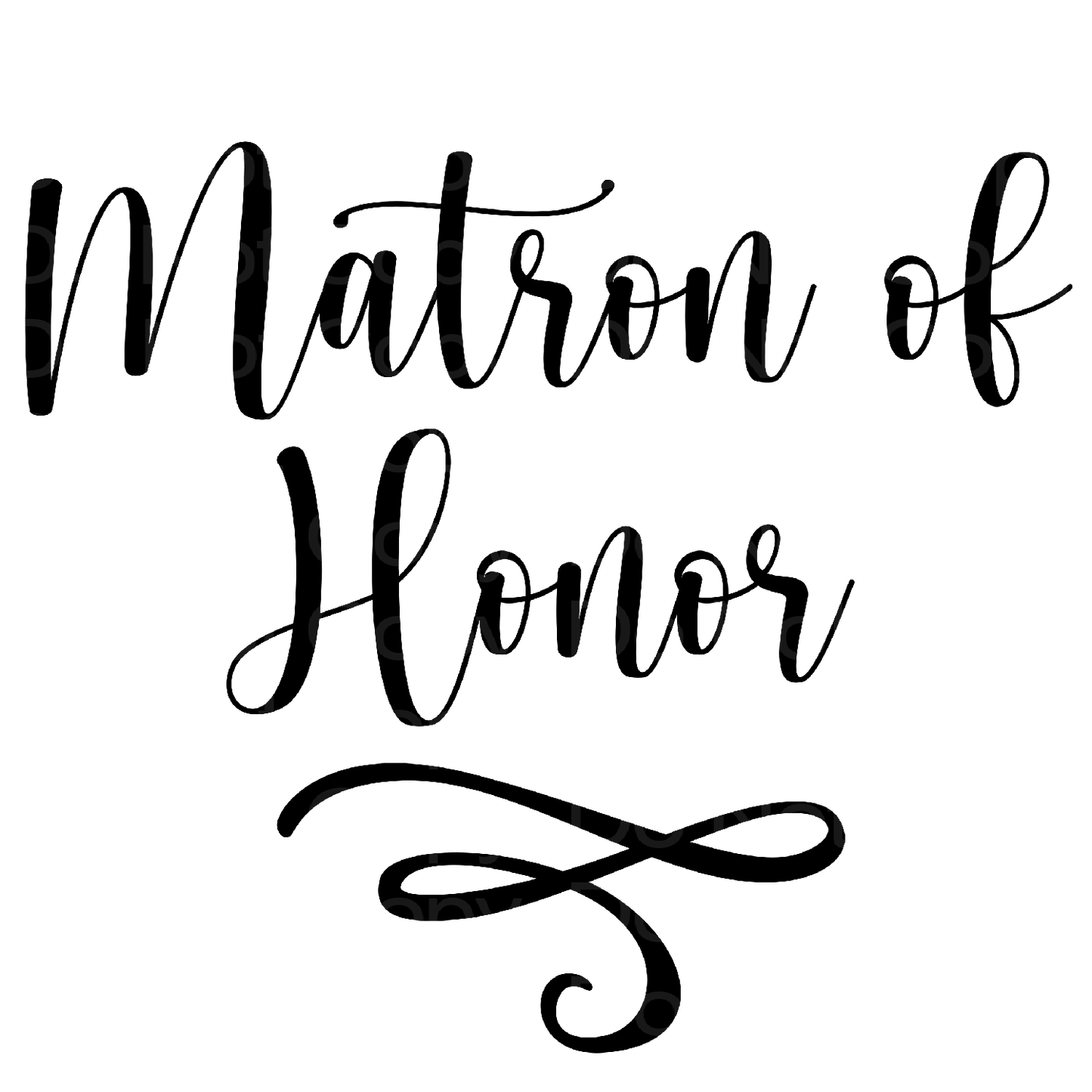 Matron of Honor Script Transfer Film 488