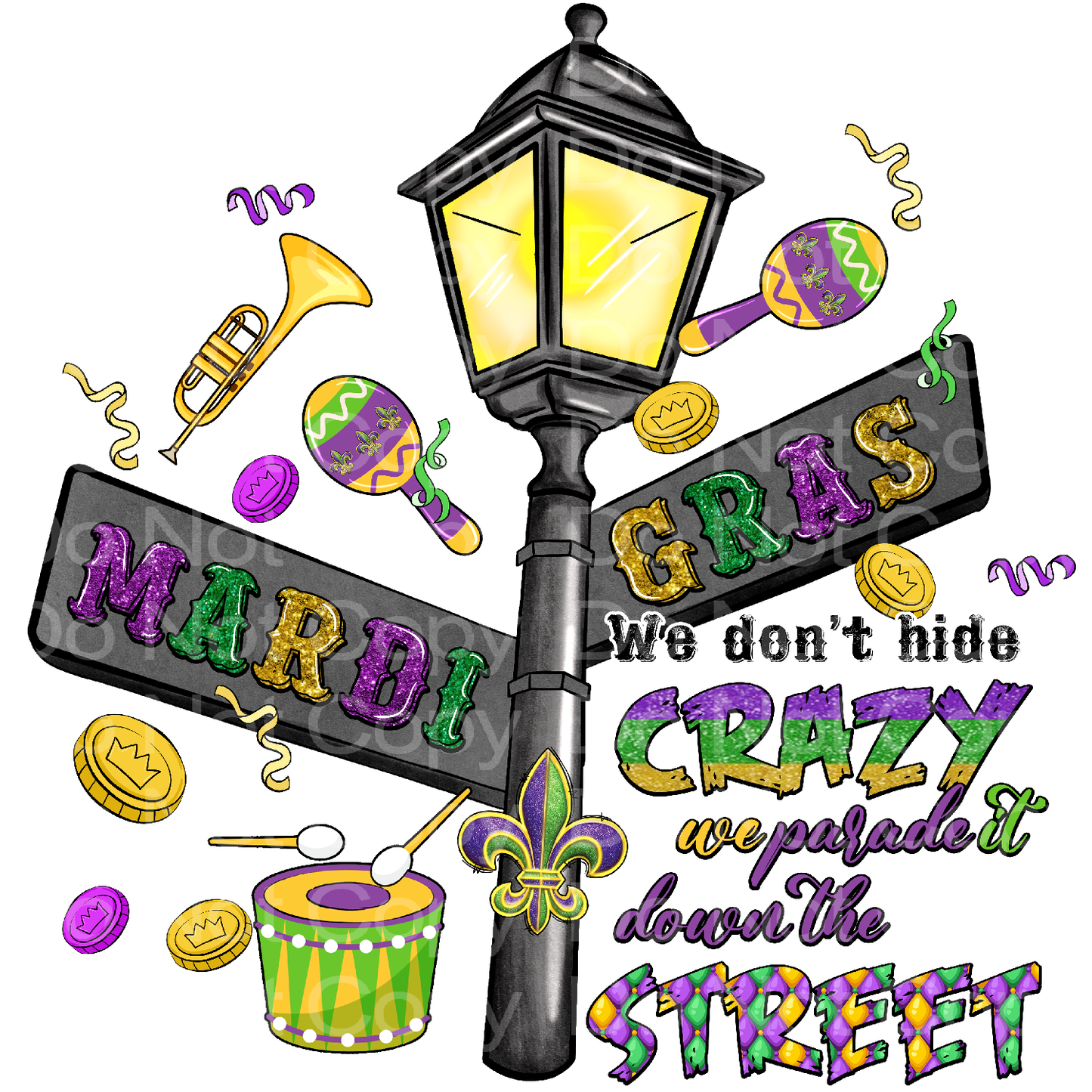 Mardi Gras Crazy Parade Street Transfer Film 2022