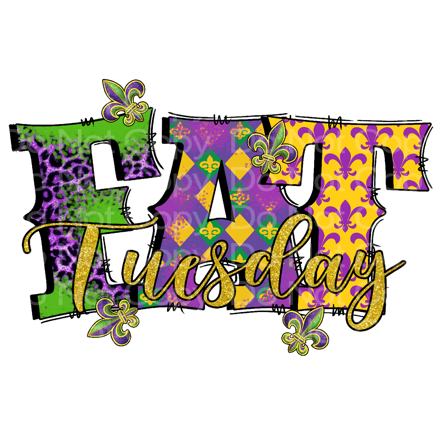 Mardi Gras Fat Tuesday Transfer Film 2028