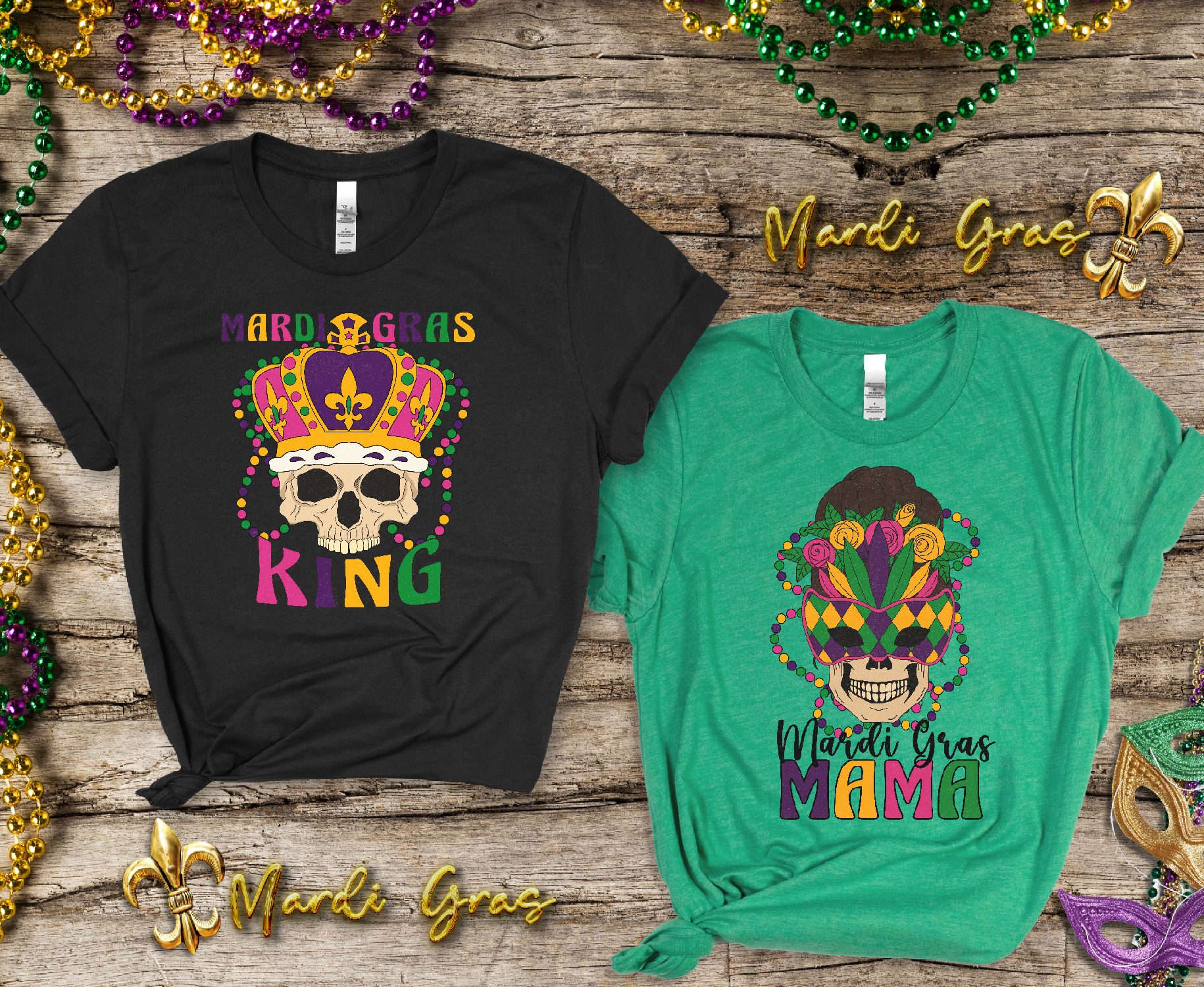 matching mardi gras shirts