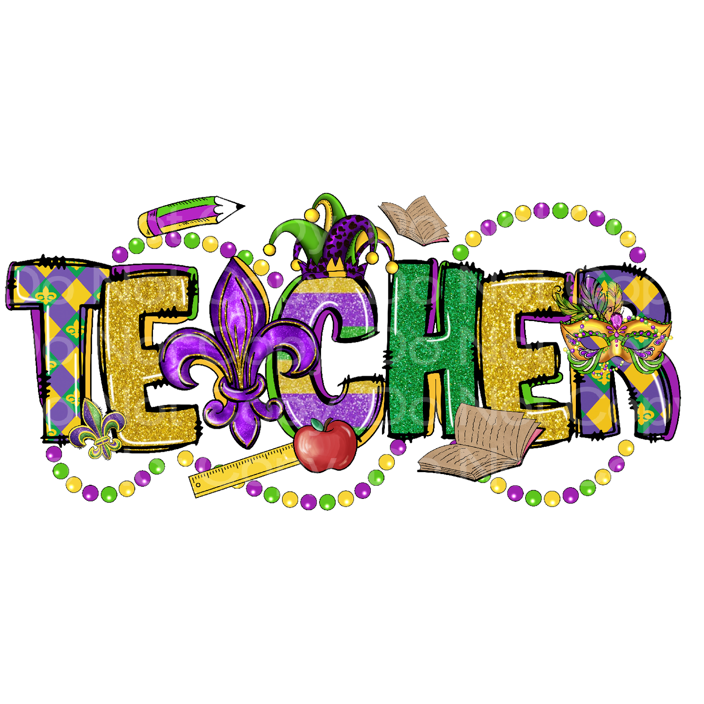 Mardi Gras Teacher Transfer Film 2033