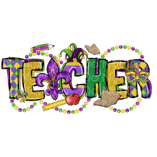 Mardi Gras Teacher Transfer Film 2033