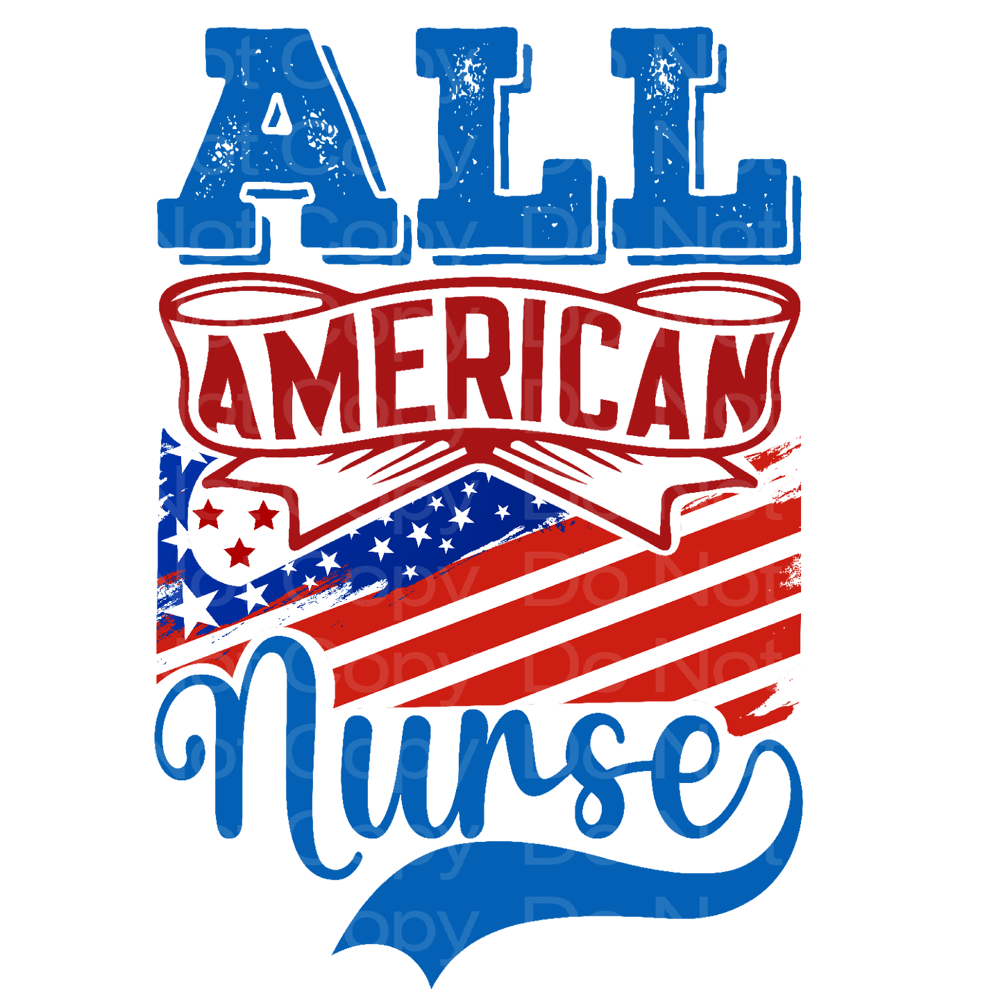 July 4th All American Nurse family Transfer Film 1668