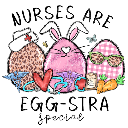 Easter Nurse Are EggStra Special Transfer Film 1824