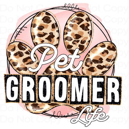 Pet Groomer Transfer Film 447