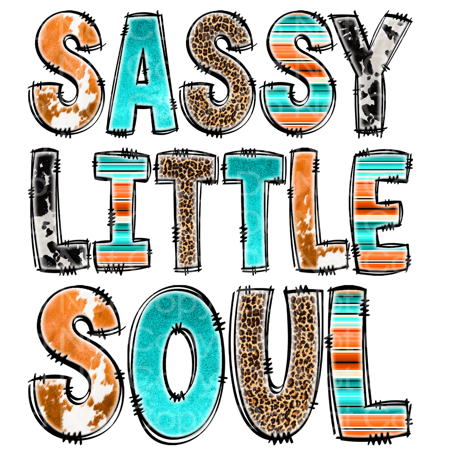 Sassy little soul Transfer Film 2438