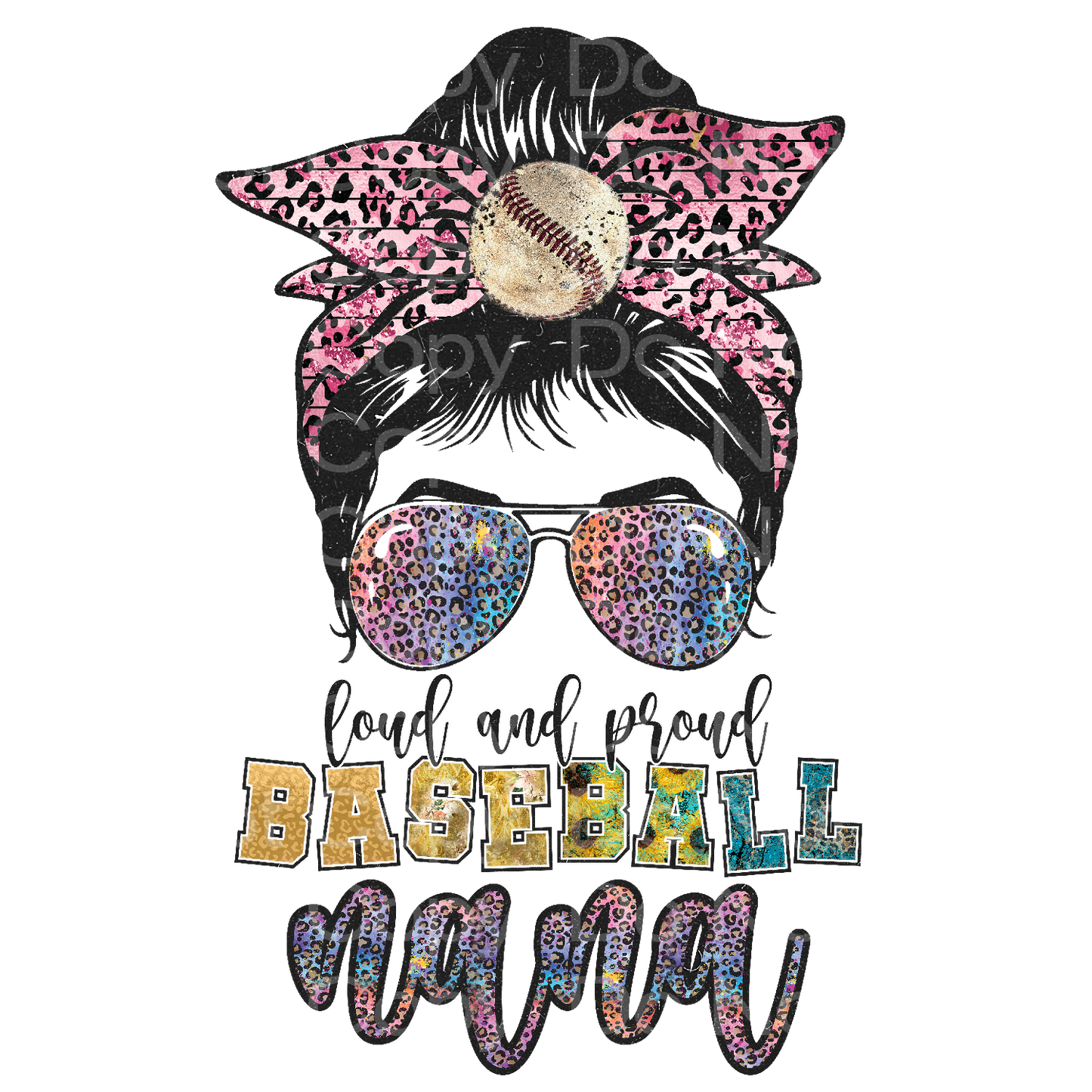 Loud and Proud Baseball Nana Transfer Film 277