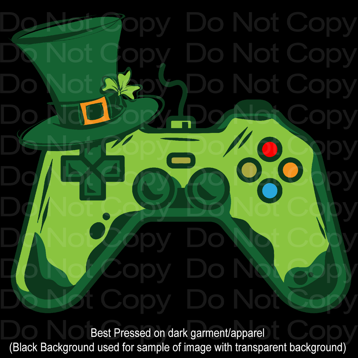 St Patricks Gamer Transfer Film 3004