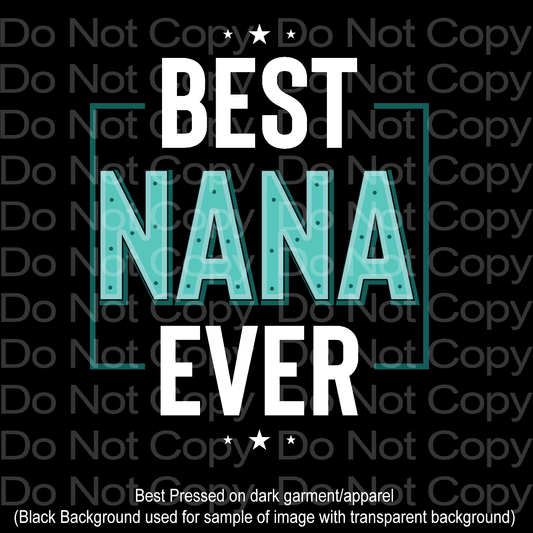 Best Nana Ever Transfer Film 3127
